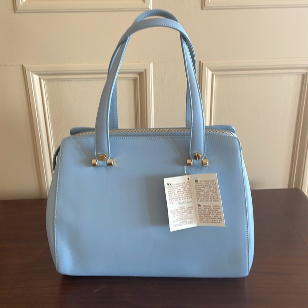 NWT Valentino Orlandi Sky Blue Purse - Picture 3 of 14